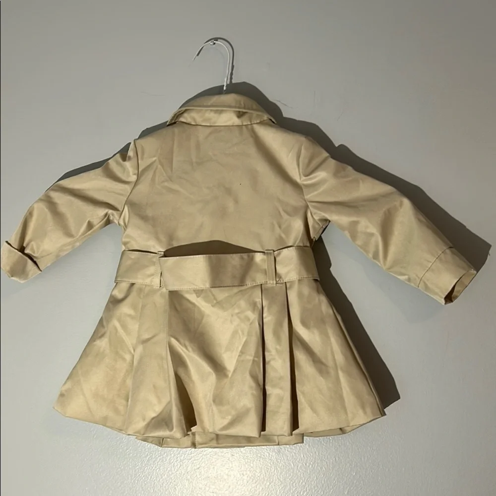Tahari Kids Cream Double-Breasted Coat‎ 12mon
